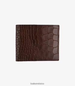 billetera lombarda Loakecuero marron oscuro D0L4RX233