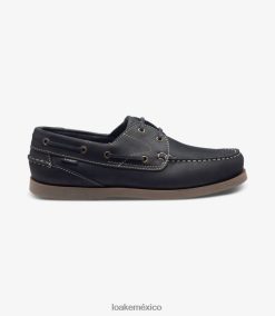 lymington Loakezapatos del barco nubuck azul marino D0L4RX75