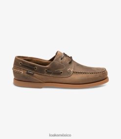 lymington Loakezapatos del barco nubuck marrón aceitado D0L4RX79