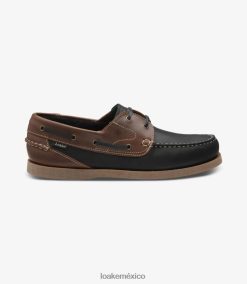 lymington Loakezapatos del barco nubuck marrón marino D0L4RX76