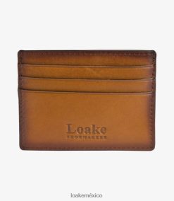titular de la tarjeta esterlina Loakecuero marrón D0L4RX239