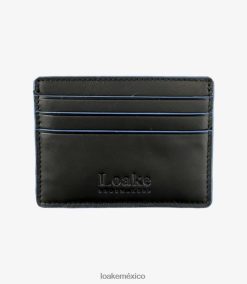 titular de la tarjeta esterlina Loakecuero negro D0L4RX240